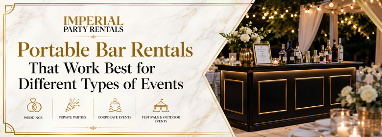 Portable bar rentals setup for weddings, private parties, corporate events, and outdoor celebrations in Los Angeles