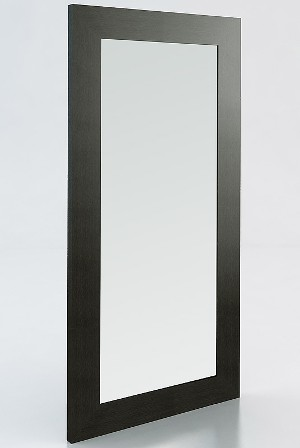 Full-Length Mirror with Black wood Frame 37 inch wide x 74 inch tall