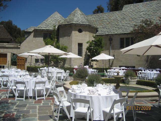 Greystone Mansion Beverly Hills Wedding Reception, July 2009